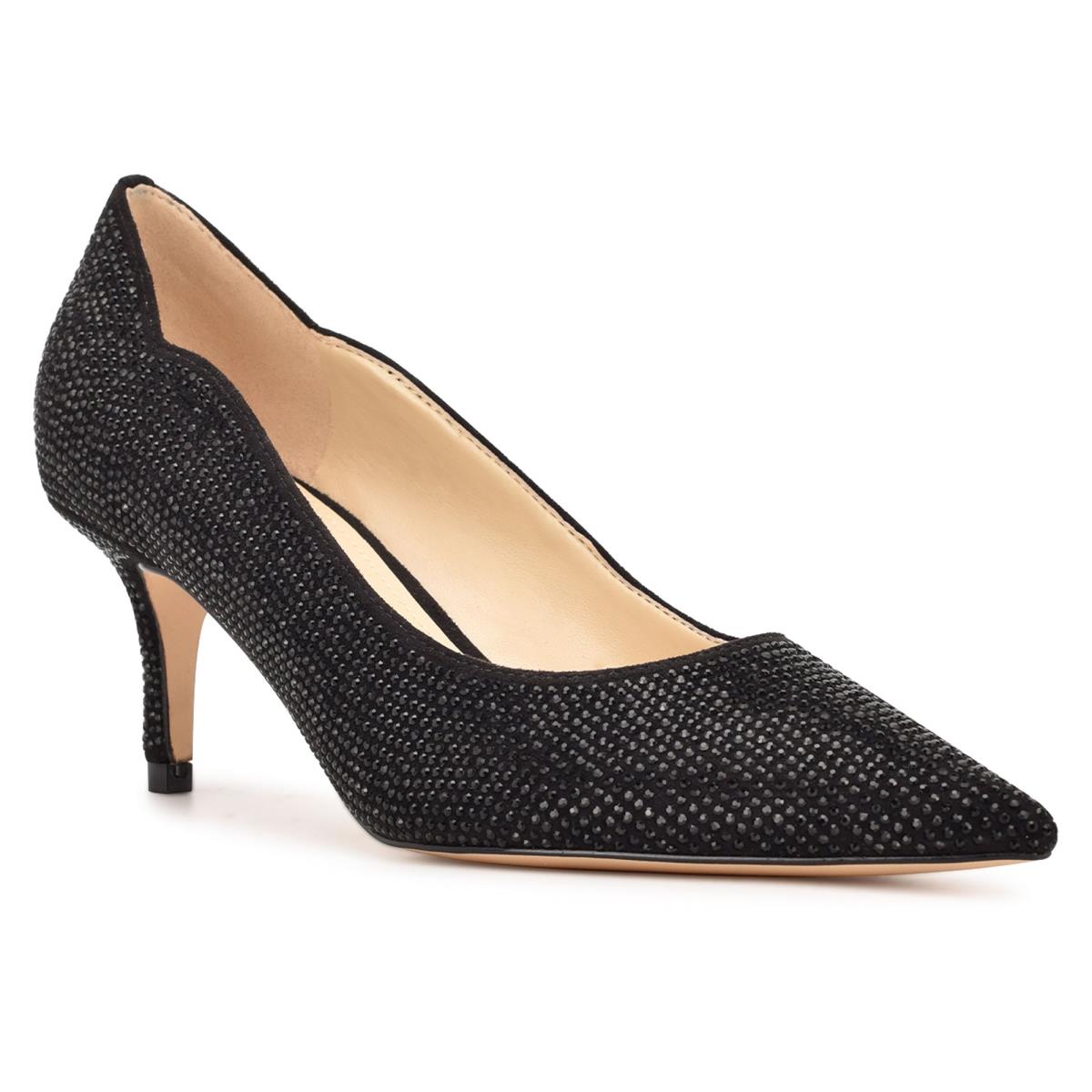 Nine West Abaline Rhinestone Pointy Toe Negras | 6012ERVXU