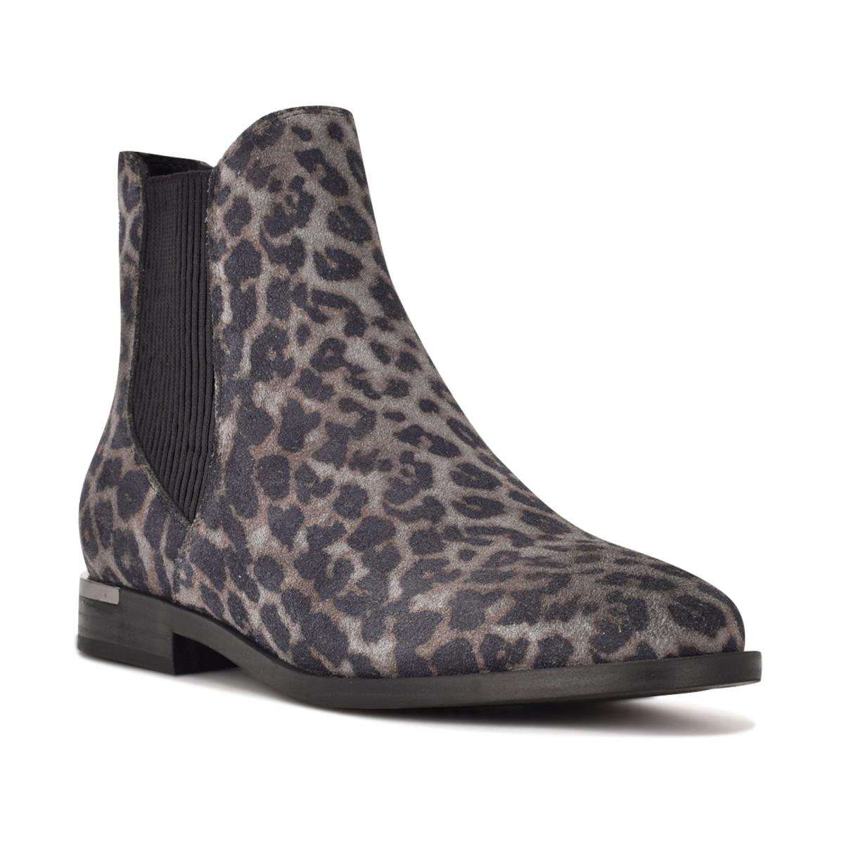 Nine West Agate Chelsea Gris Leopardo | 3962ACGMF