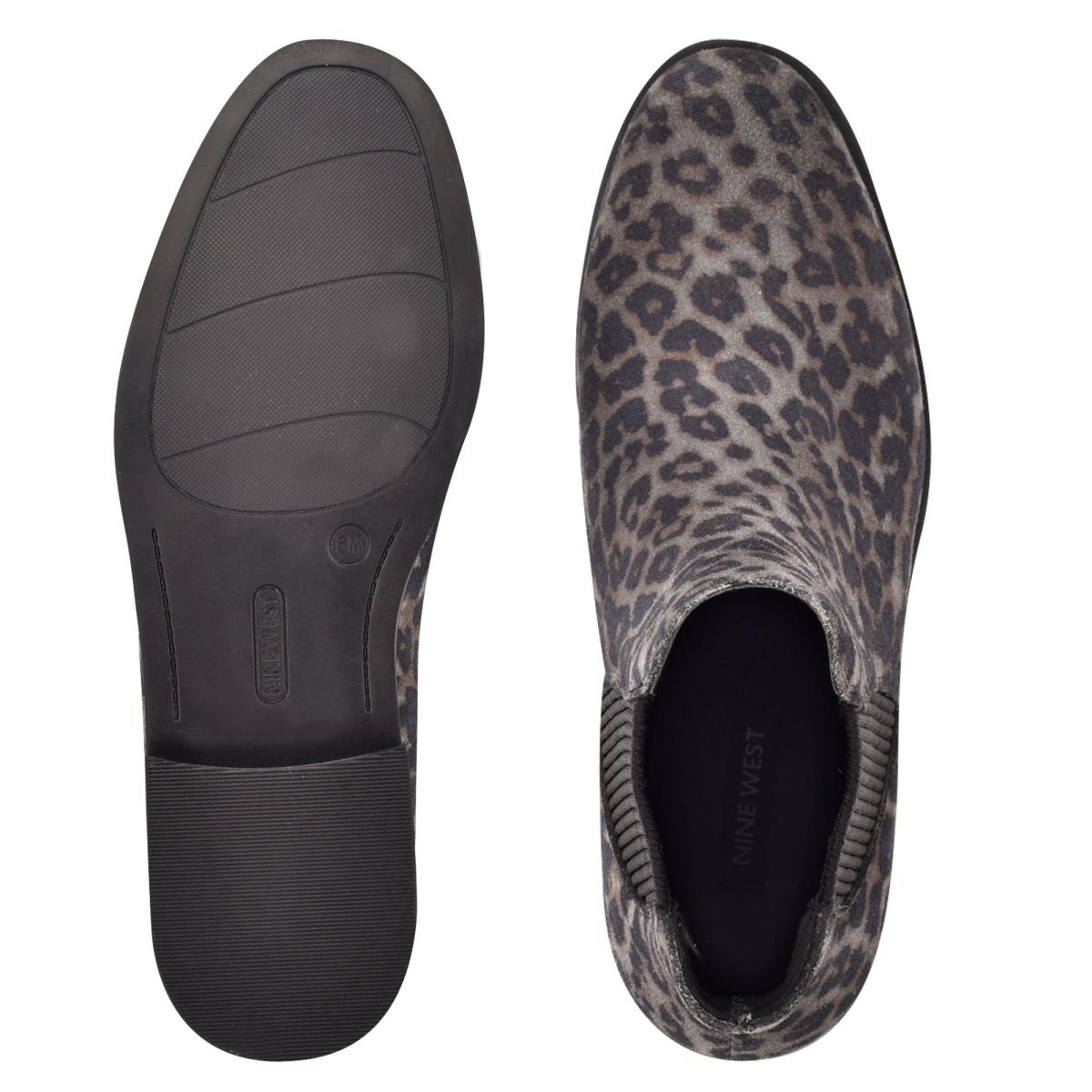 Nine West Agate Chelsea Gris Leopardo | 3962ACGMF