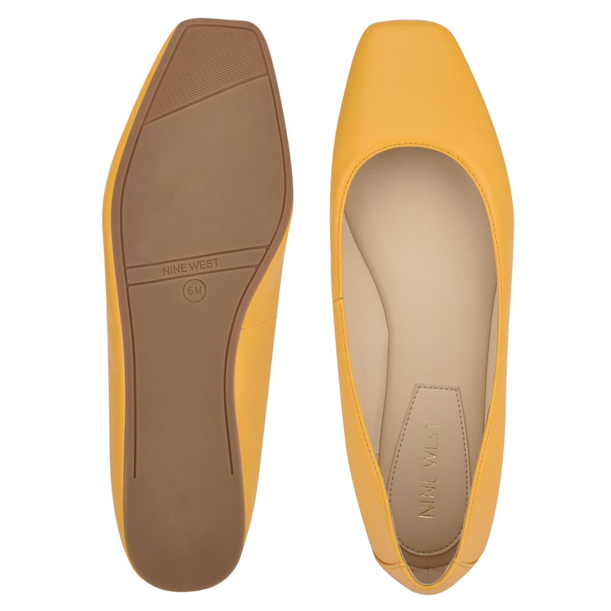 Nine West Alena Square-Toe Amarillo | 7036UCXVL