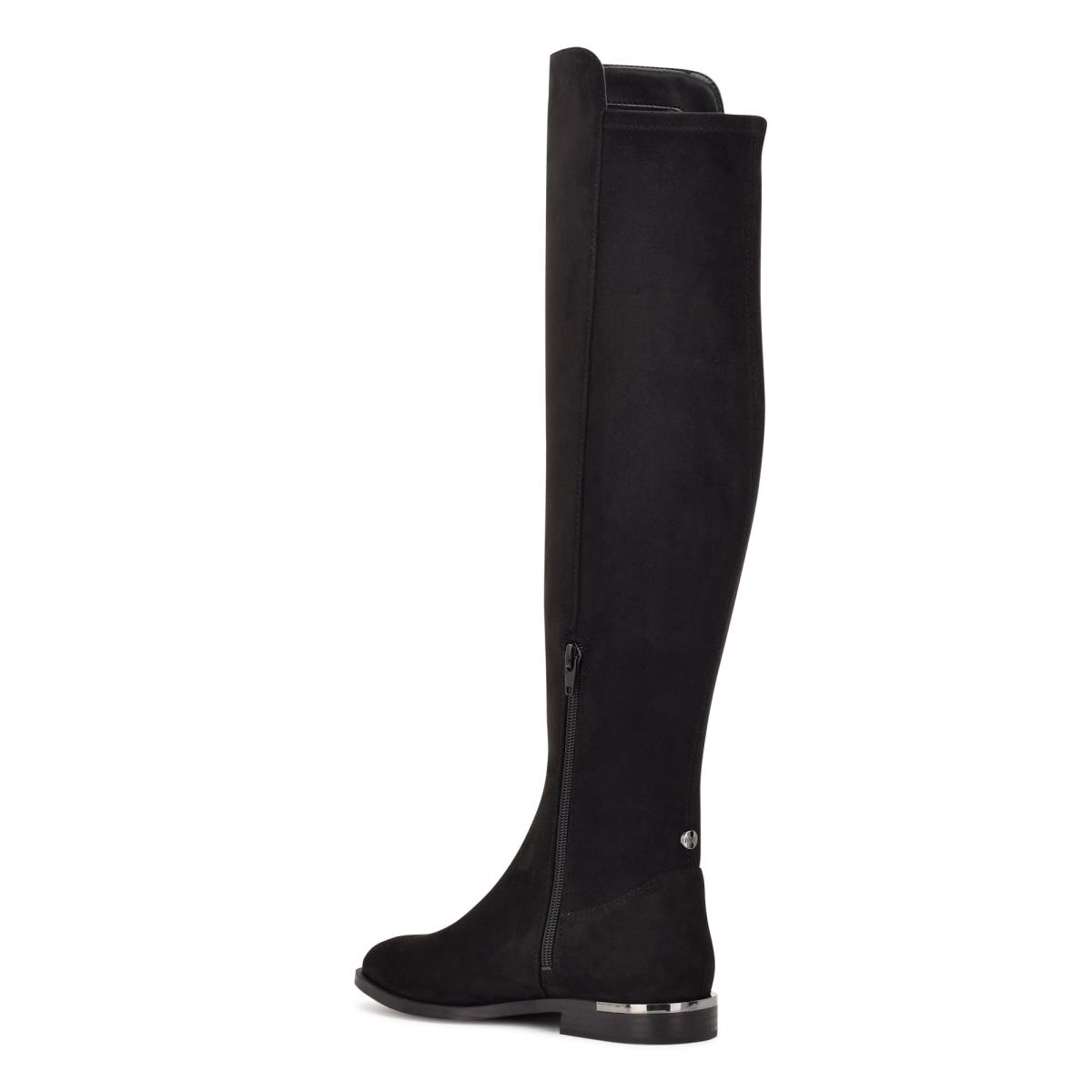 Nine West Allair Over the Knee Negras | 8045YWZGM