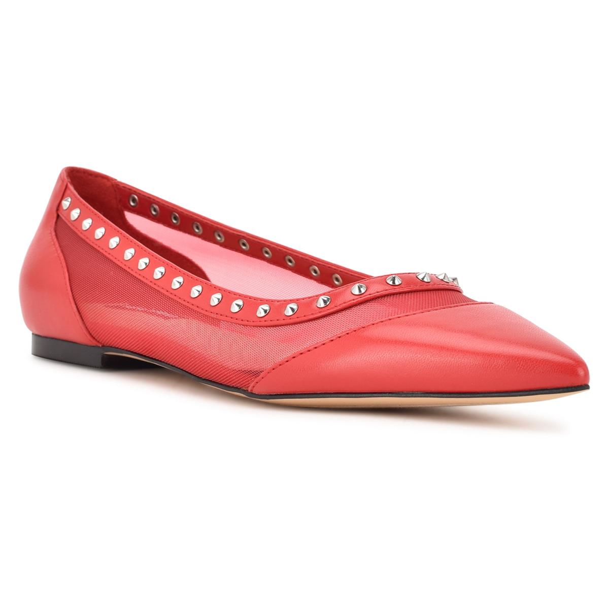 Nine West Bizzie Pointy Toe Rosas | 3109VXMNA