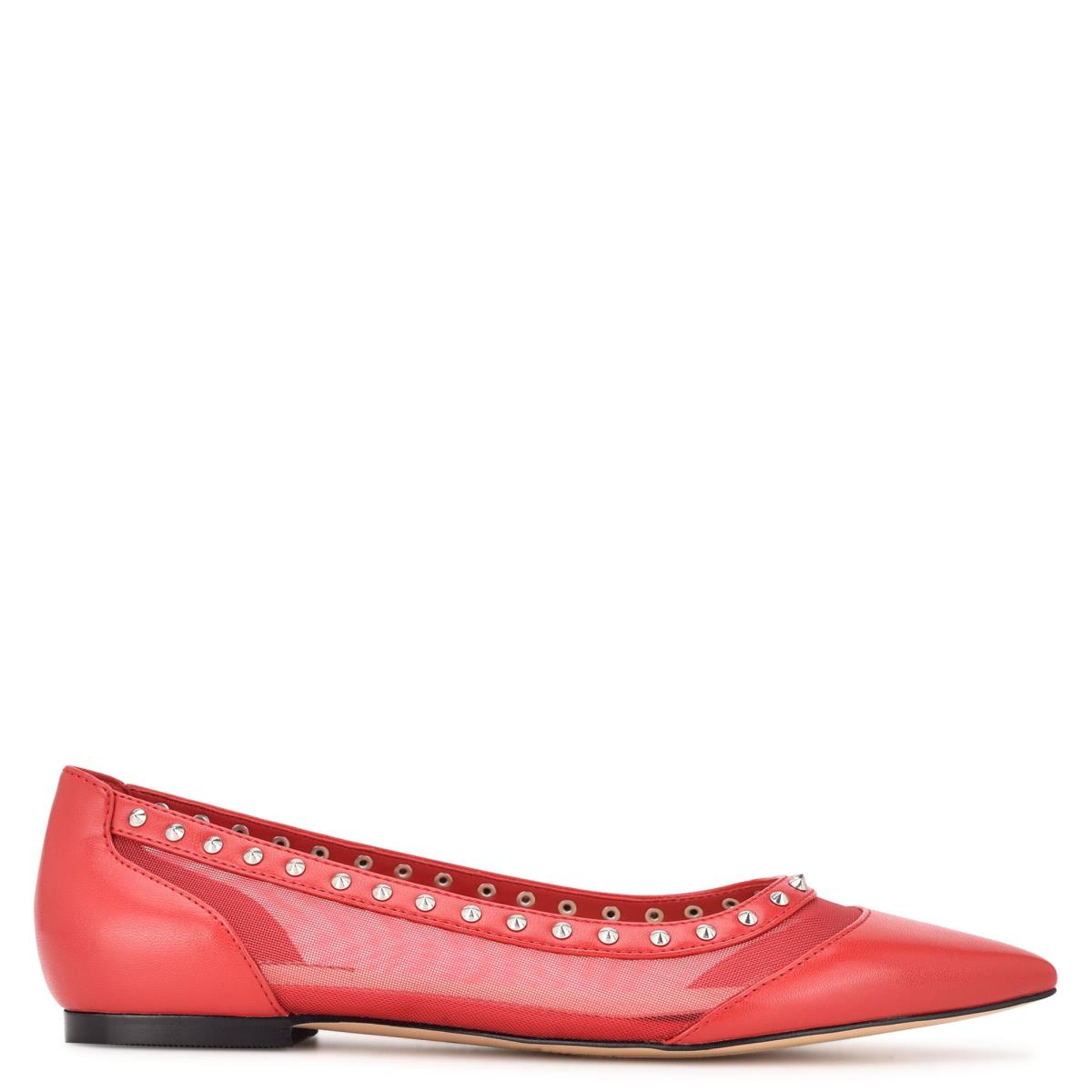 Nine West Bizzie Pointy Toe Rosas | 3109VXMNA