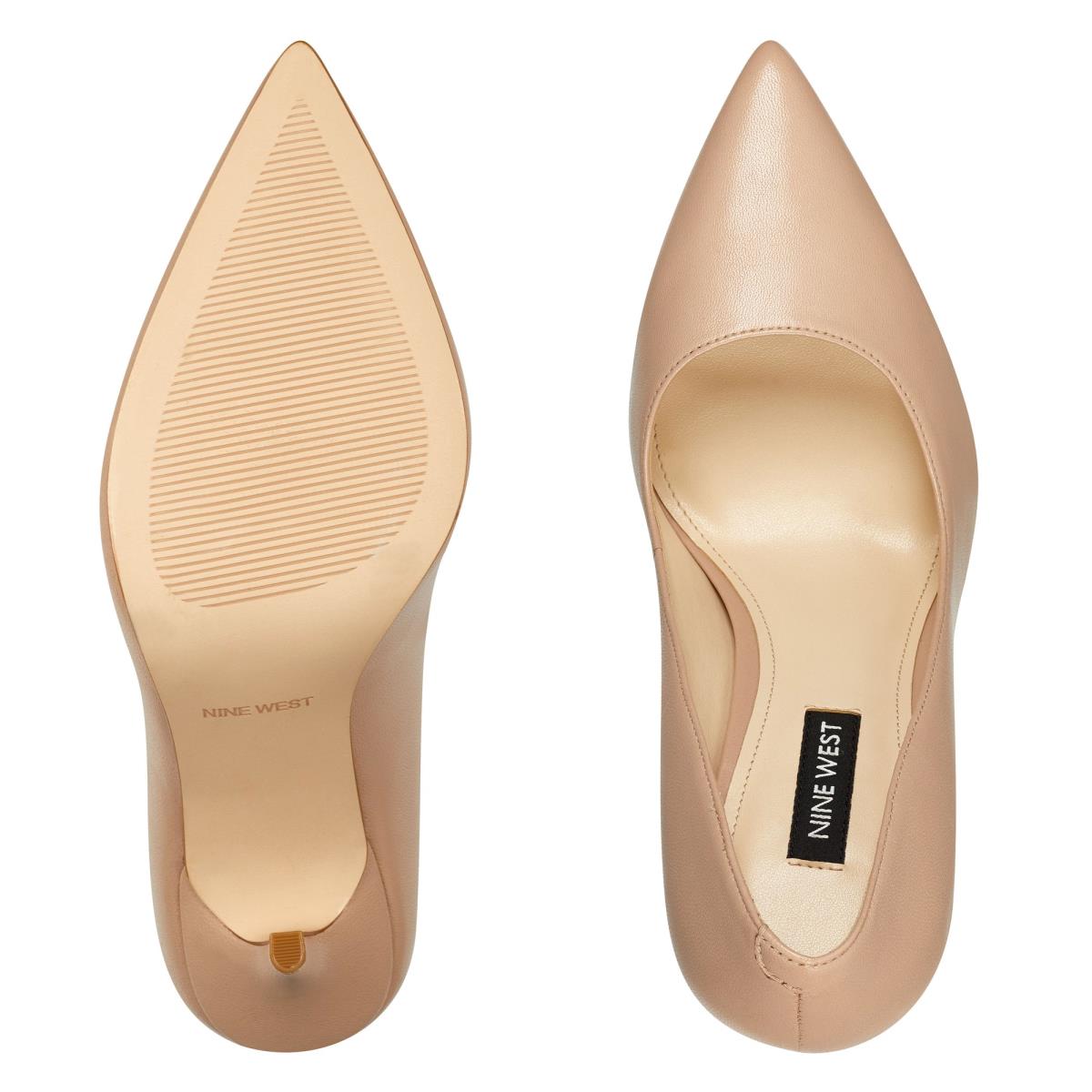 Nine West Bliss Pointy Toe Beige Claro | 4728KUAGC