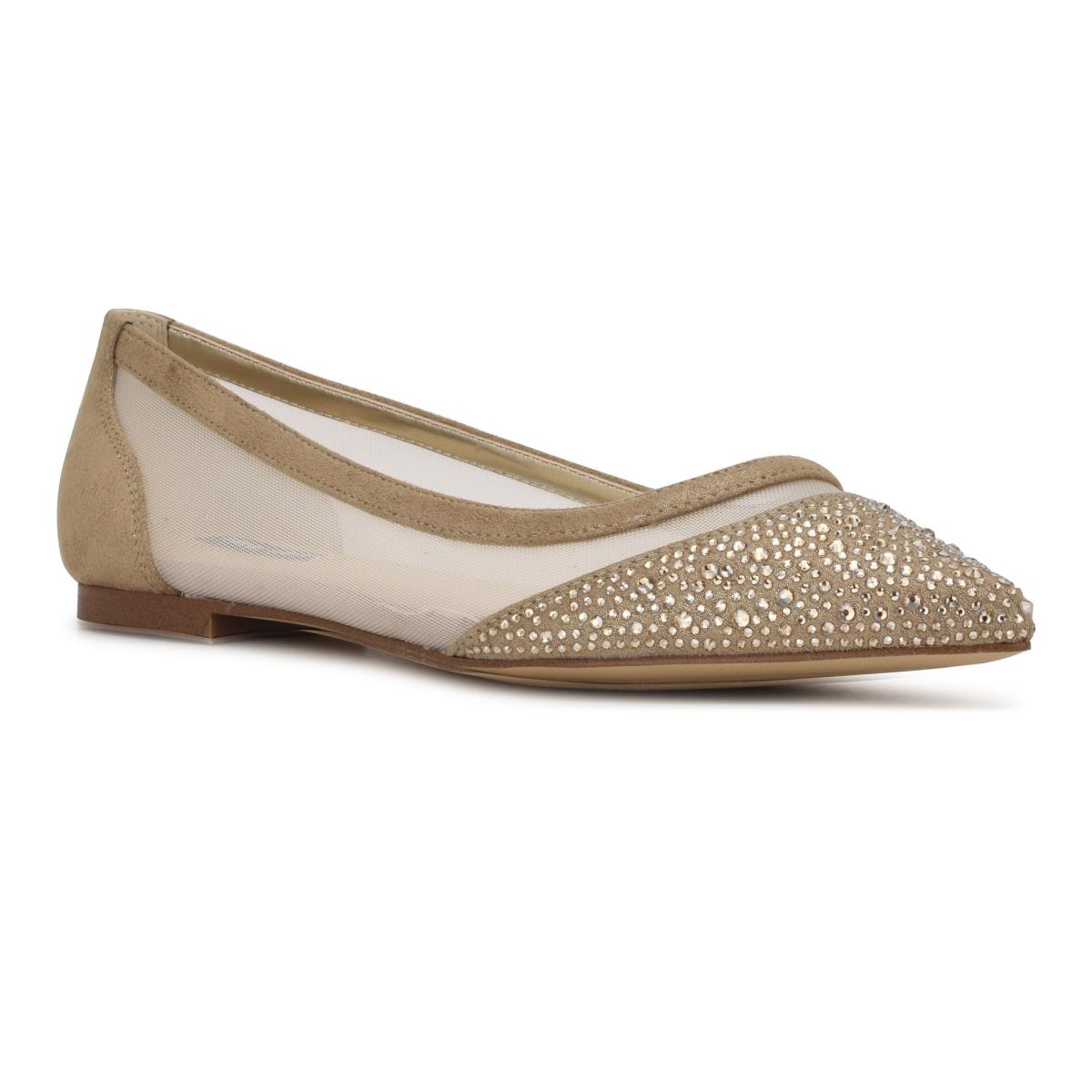 Nine West Bogus Pointy Toe Beige | 2076FMAXS