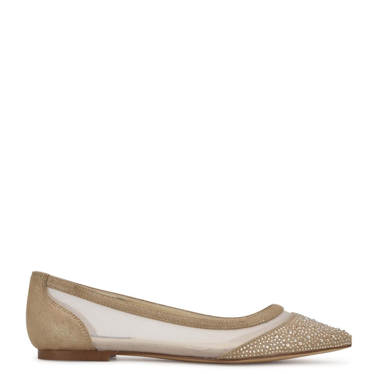 Nine West Bogus Pointy Toe Beige | 2076FMAXS