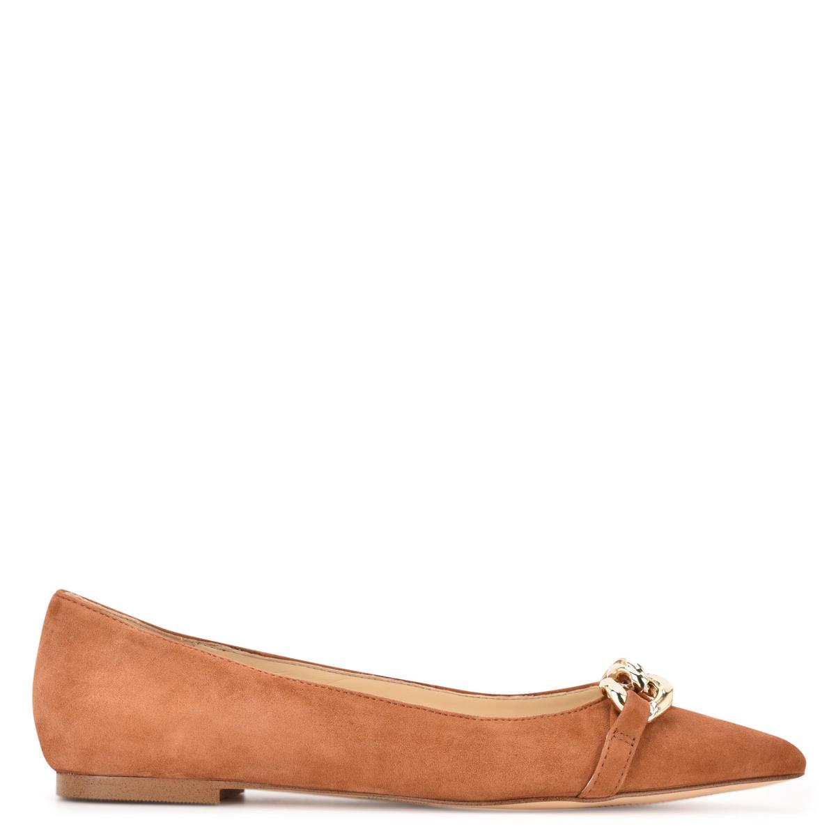 Nine West Brinks Pointy Toe Beige | 3712KCQWX