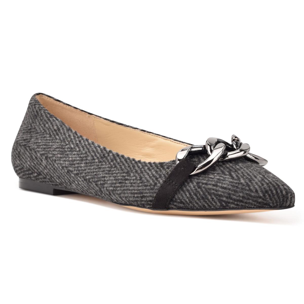 Nine West Brinks Pointy Toe Gris | 1749BVQFZ