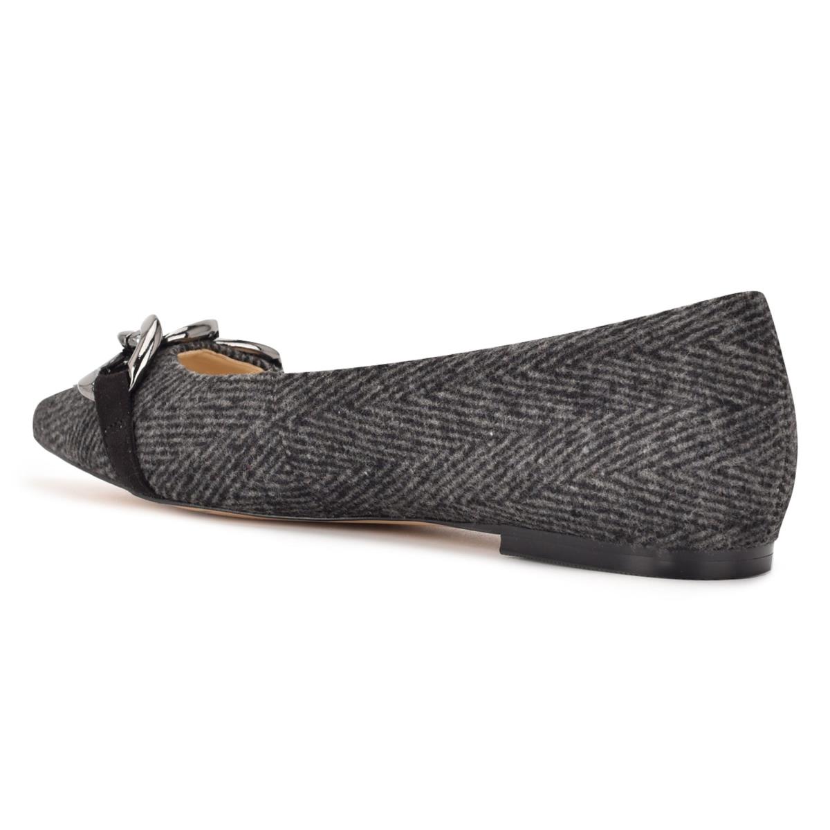 Nine West Brinks Pointy Toe Gris | 1749BVQFZ