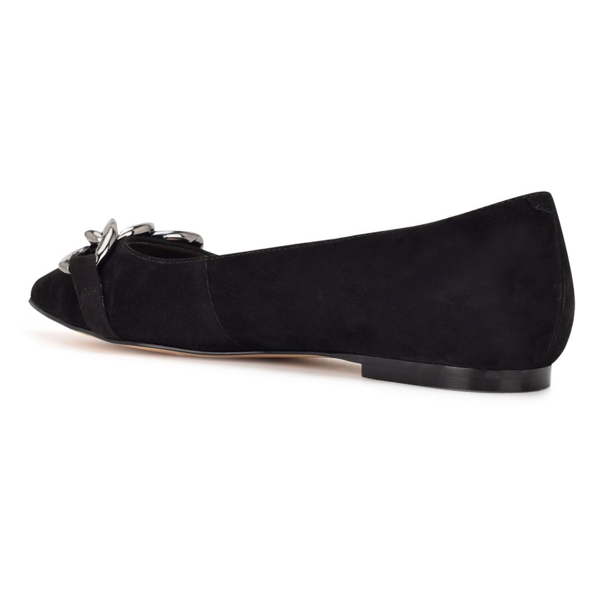 Nine West Brinks Pointy Toe Negras | 2483WIRMD