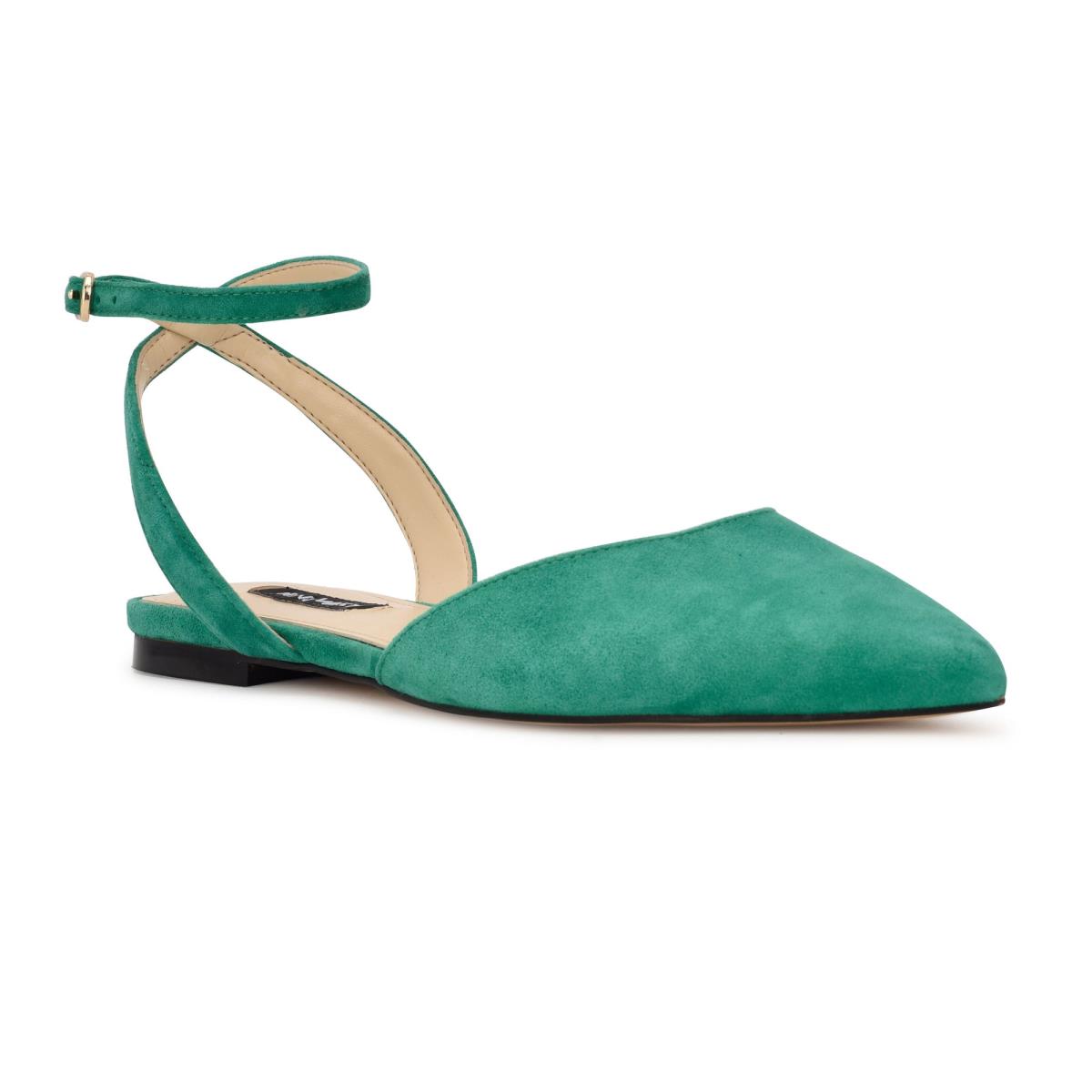 Nine West Briy Pointy Toe Verde | 3189ADXZR