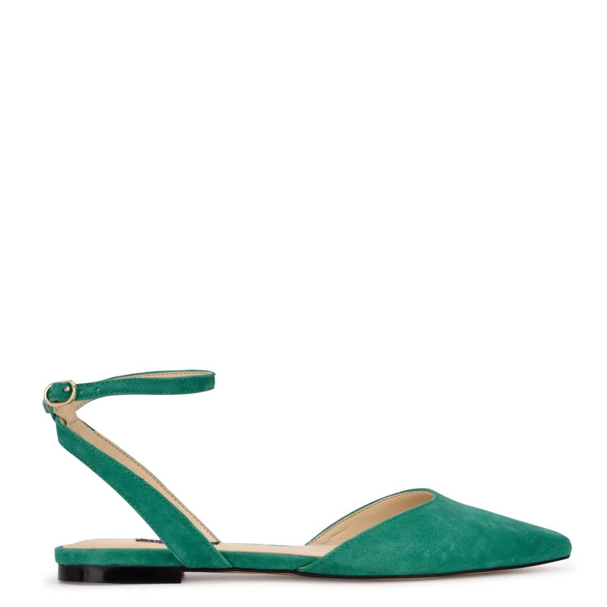 Nine West Briy Pointy Toe Verde | 3189ADXZR