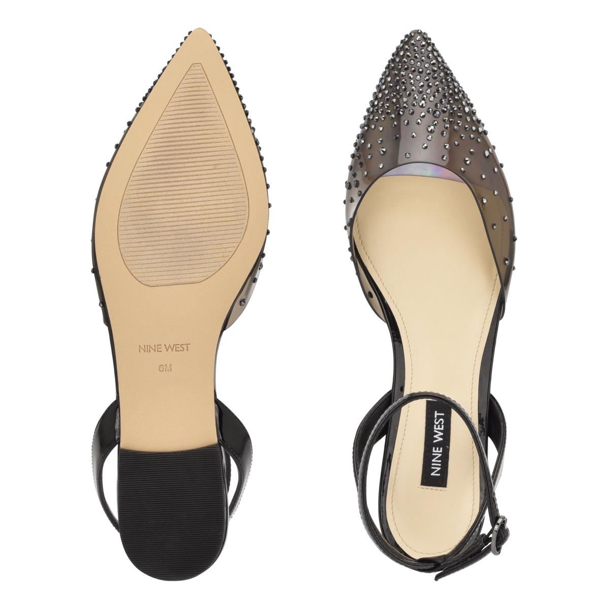 Nine West Briya Pointy Toe Negras | 9375HWSCI