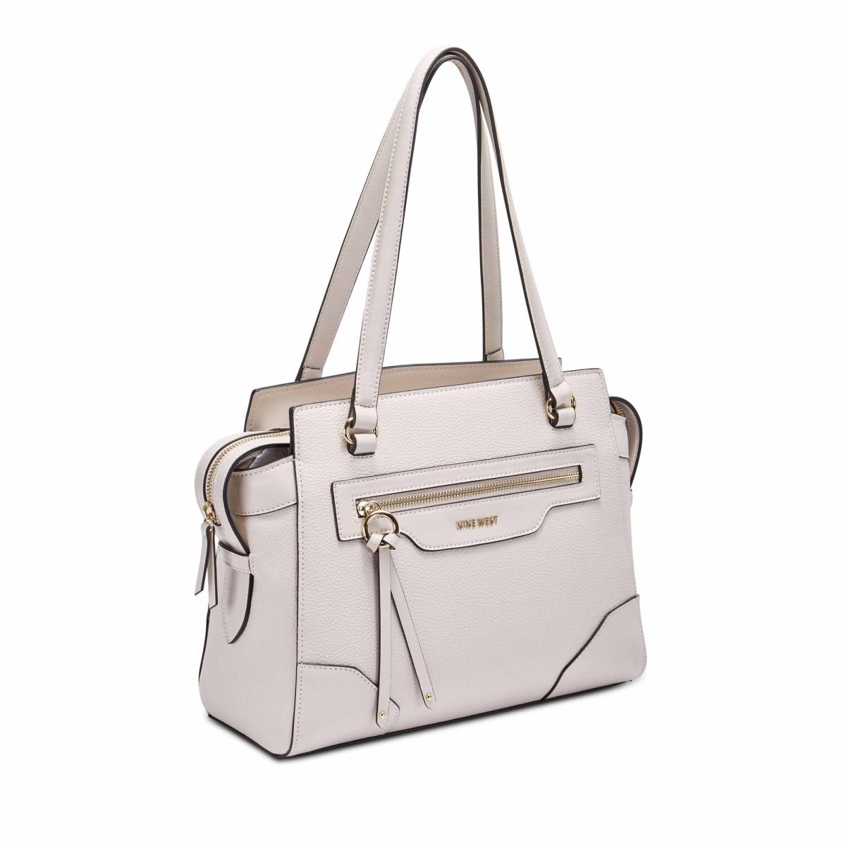 Nine West Brooklyn Jet Set Shldr Beige | 6315FLRDC