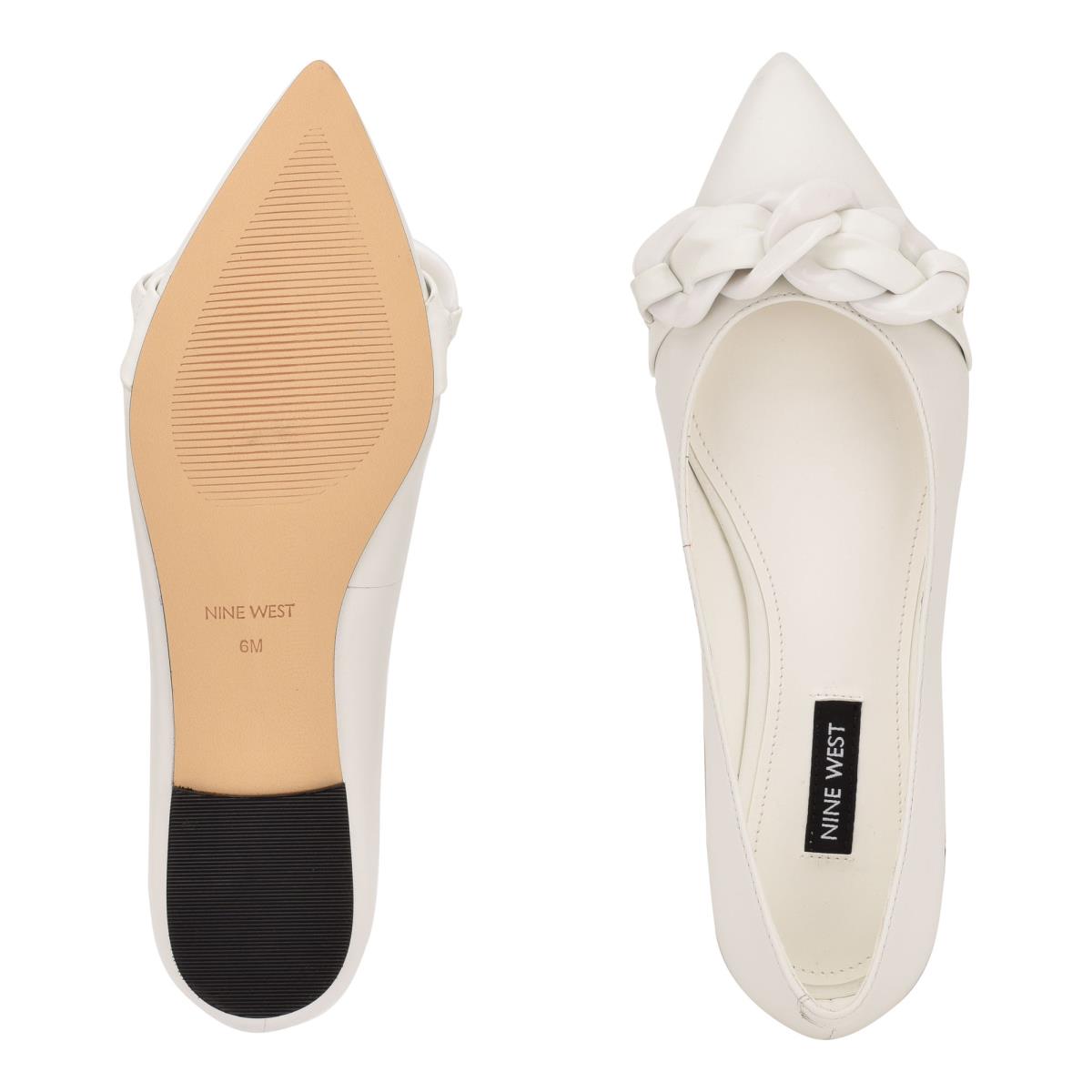 Nine West Buyme Pointy Toe Blancas | 4318EQGDP