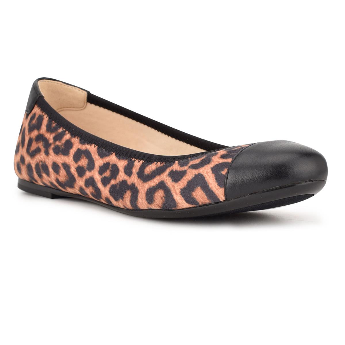 Nine West Capted Ballet Leopardo | 1946BXFGM