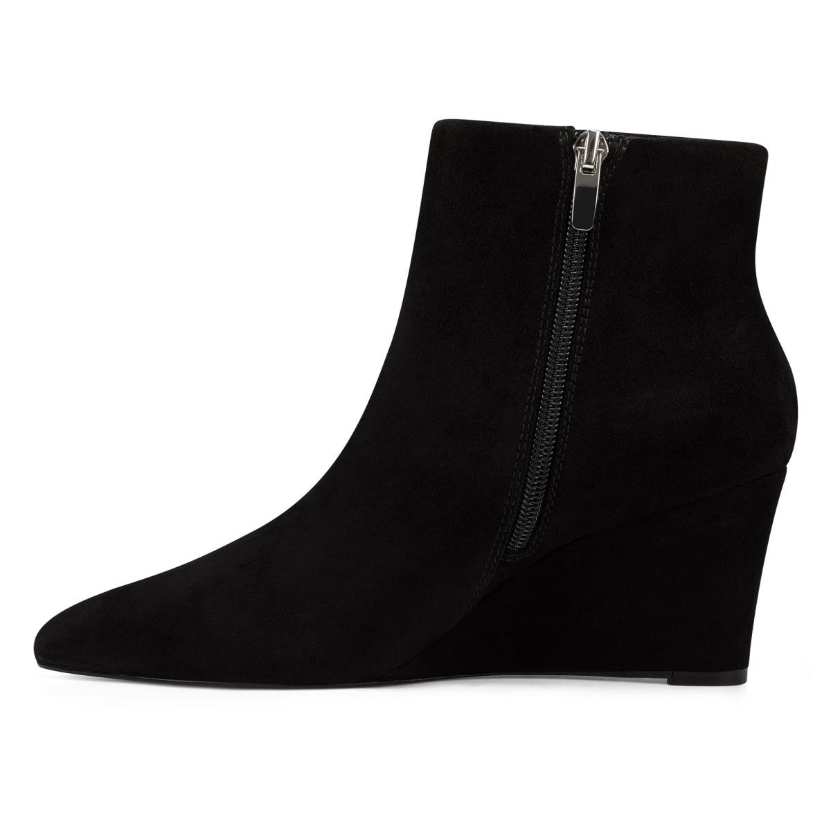 Nine West Carter Wedge Negras | 6283FWVER