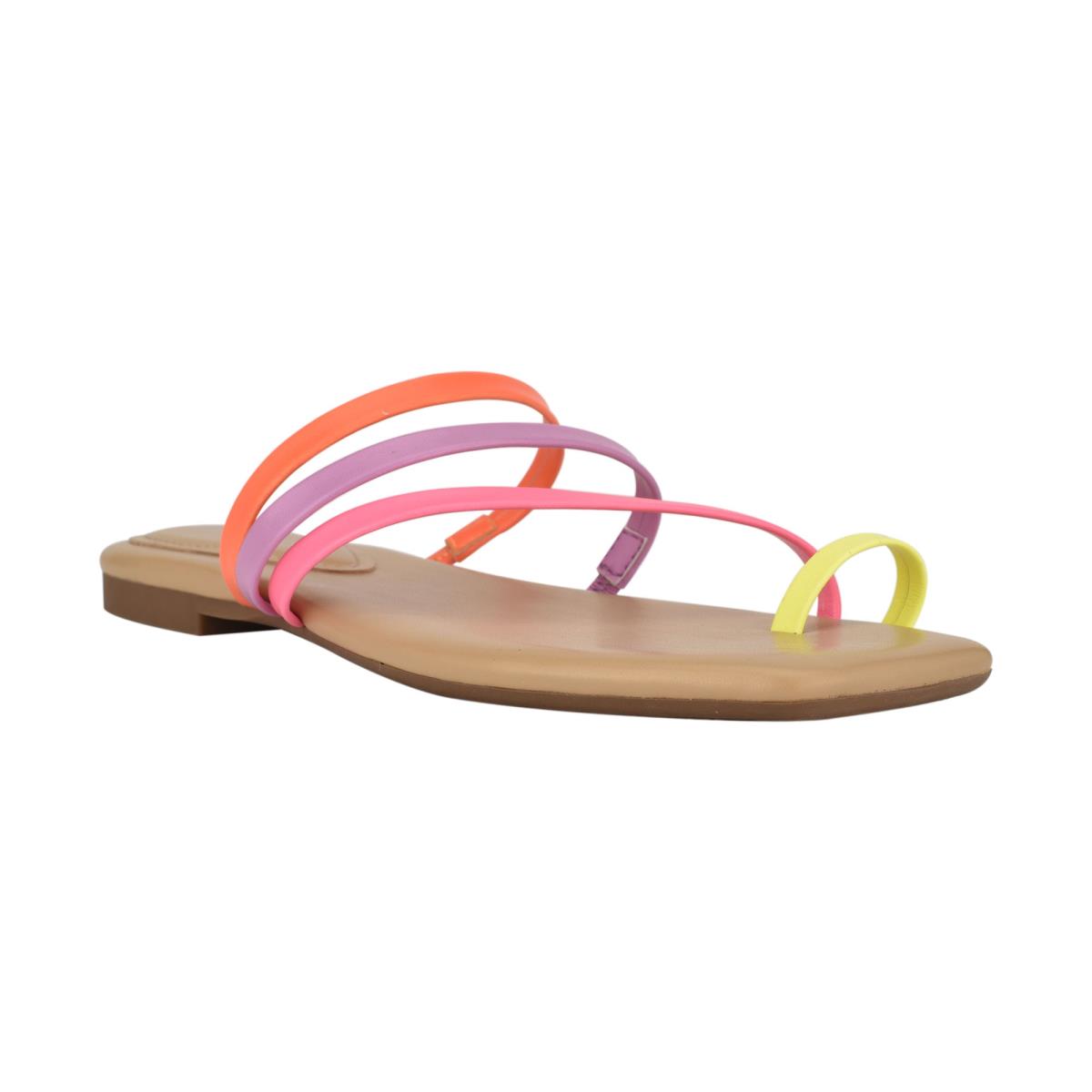 Nine West Darbie Flat Toe Ring Multicolor | 1926DZQIP