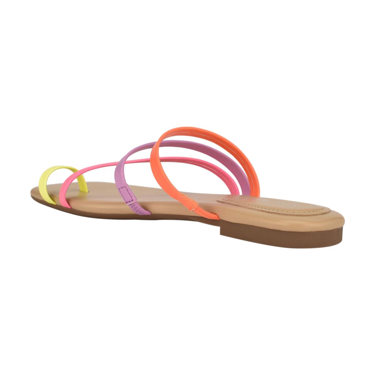 Nine West Darbie Flat Toe Ring Multicolor | 1926DZQIP