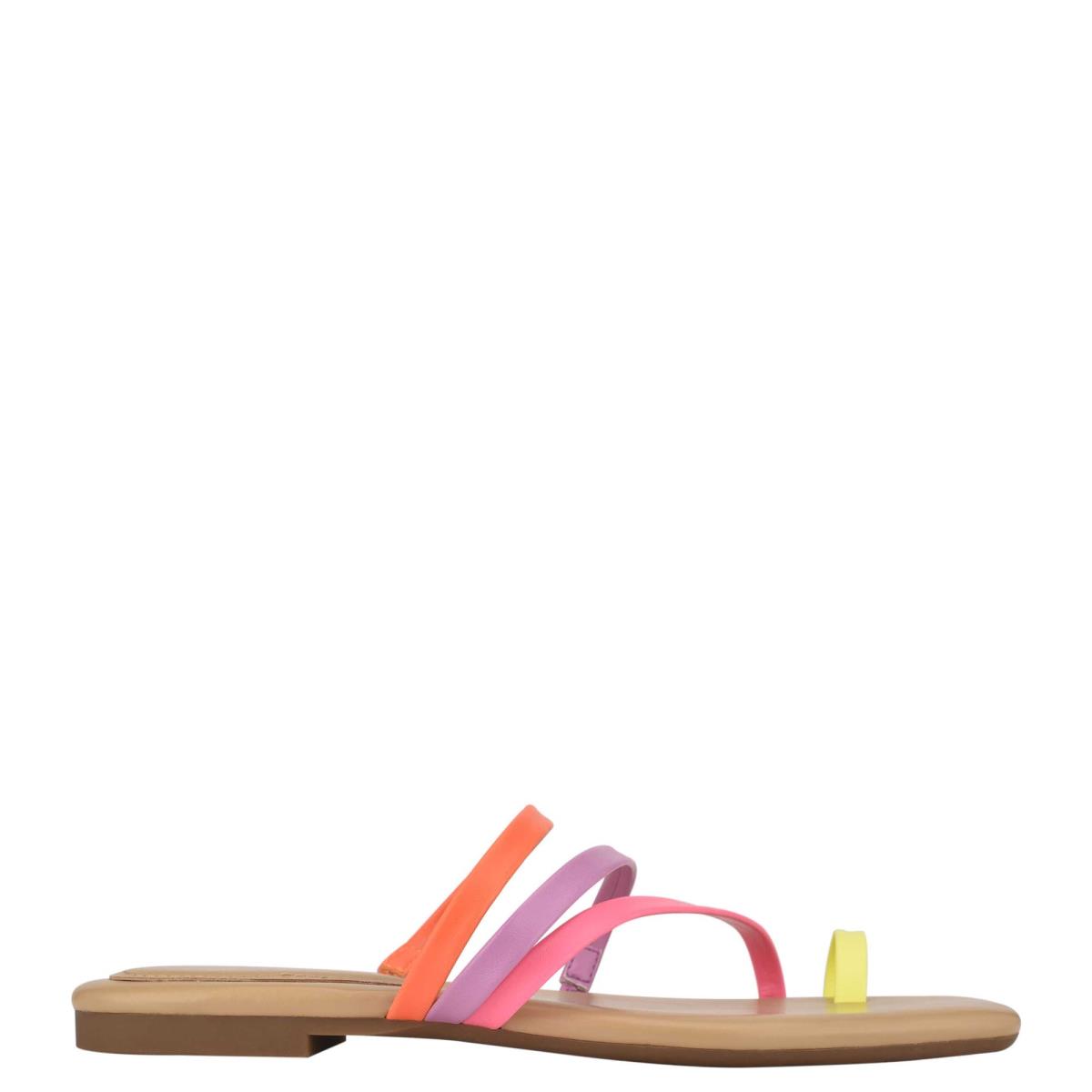 Nine West Darbie Flat Toe Ring Multicolor | 1926DZQIP