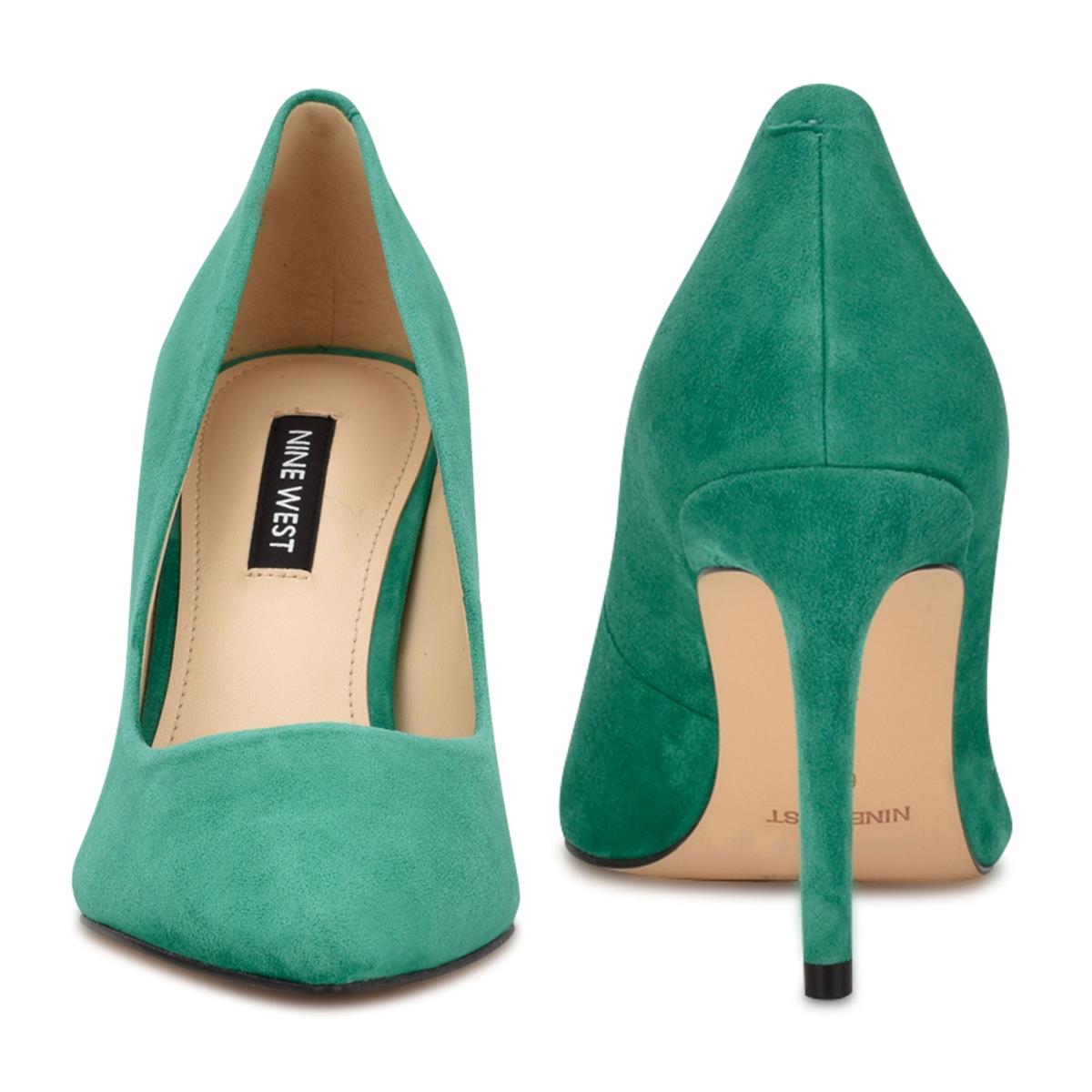 Nine West Ezra Pointy Toe Verde | 3745OVBLG