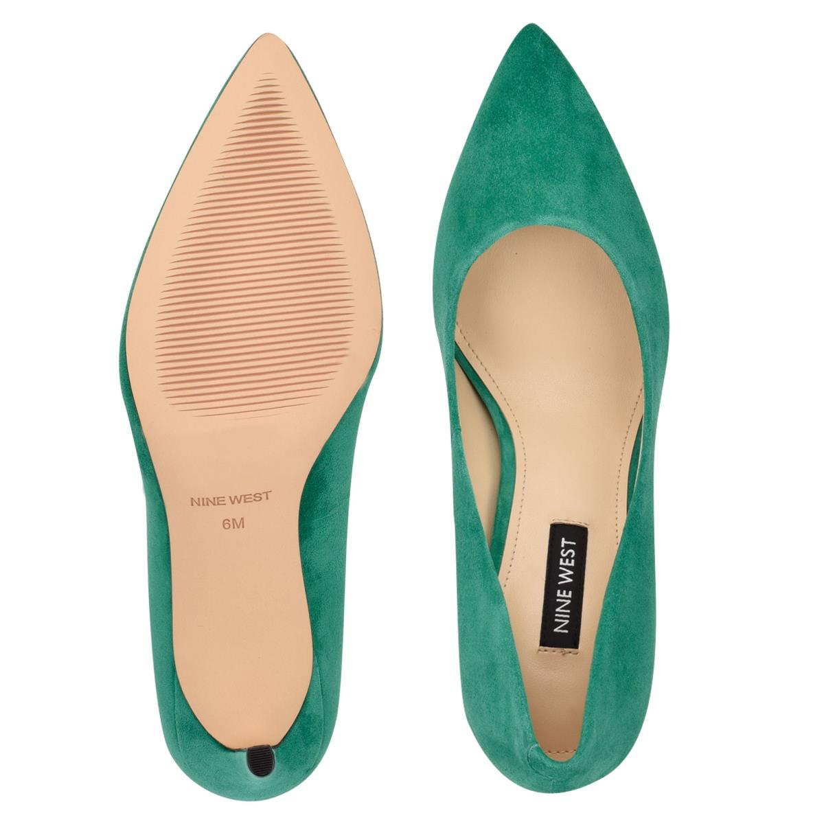 Nine West Ezra Pointy Toe Verde | 3745OVBLG