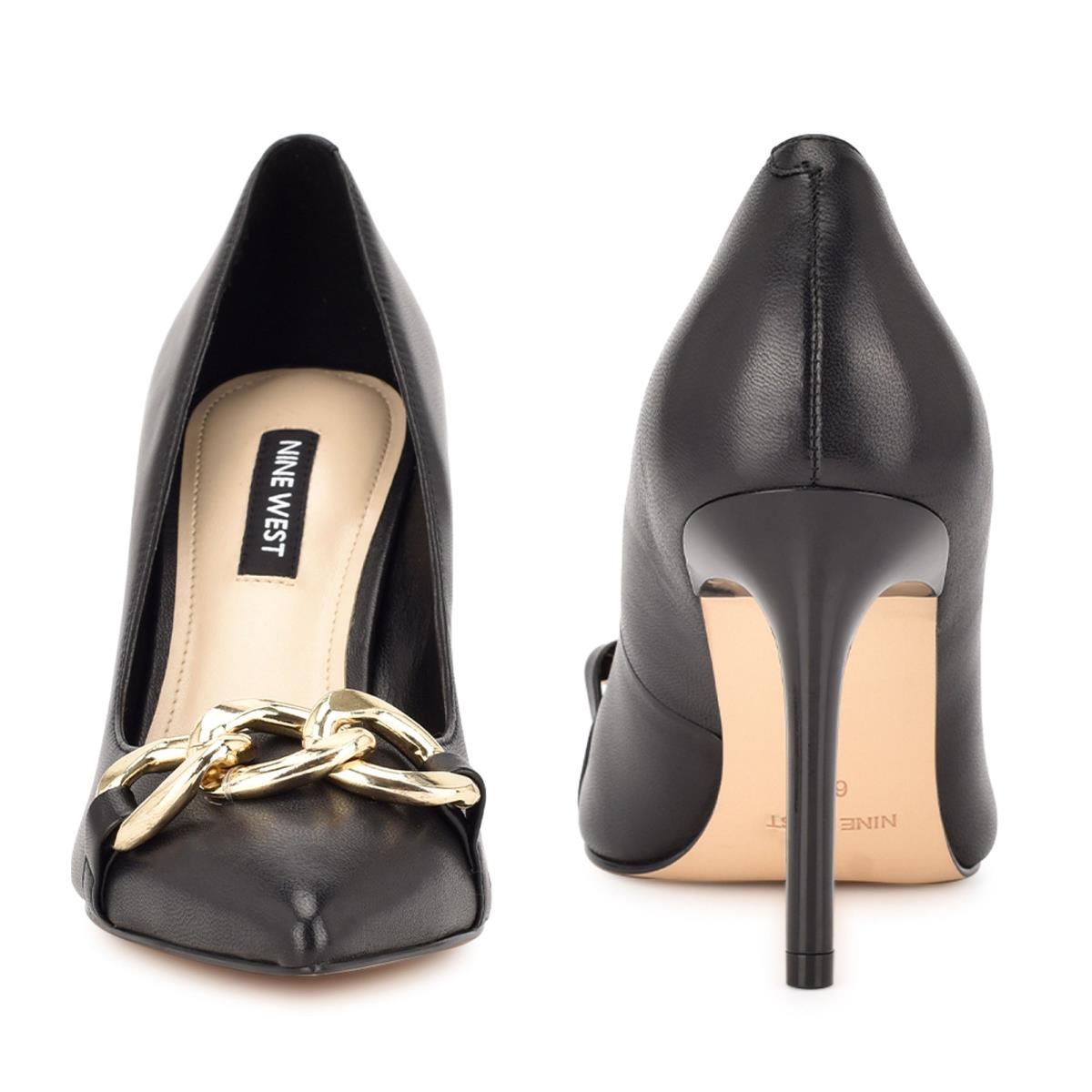 Nine West Ezzie Pointy Toe Negras | 8579NPBLQ