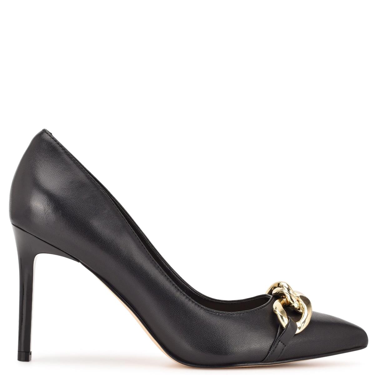 Nine West Ezzie Pointy Toe Negras | 8579NPBLQ