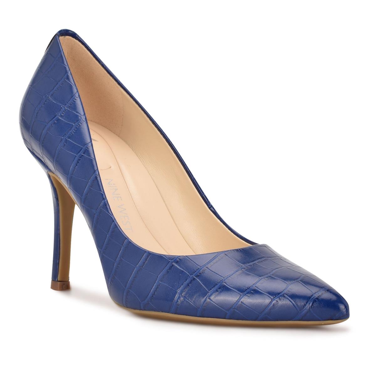 Nine West Fifth 9x9 Pointy Toe Azules | 5906KSEDL