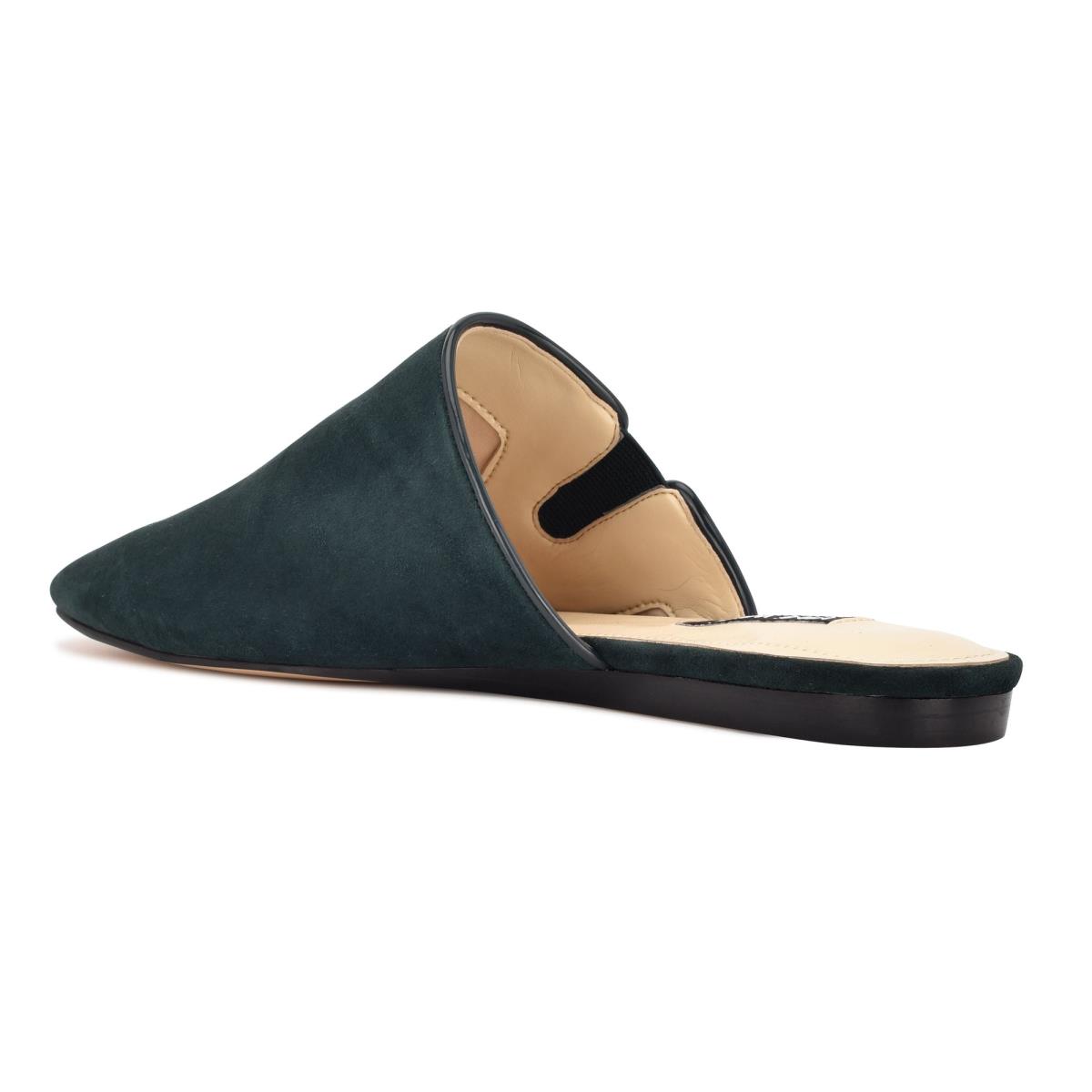 Nine West Freeda Pointy Toe Verde Oliva | 1684AGWFM