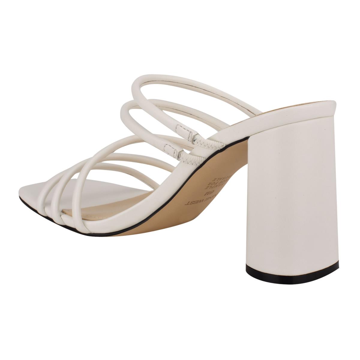 Nine West Girlie Block Heel Blancas | 3857TDEBR