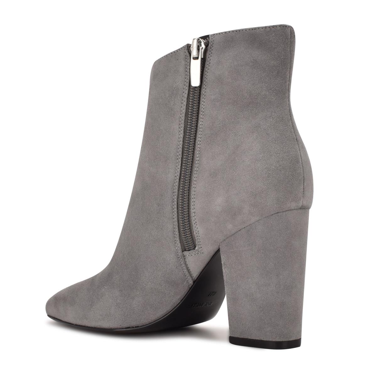 Nine West Glorya Heeled Gris | 7864RYPMD