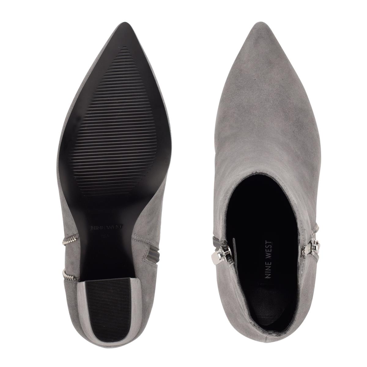 Nine West Glorya Heeled Gris | 7864RYPMD