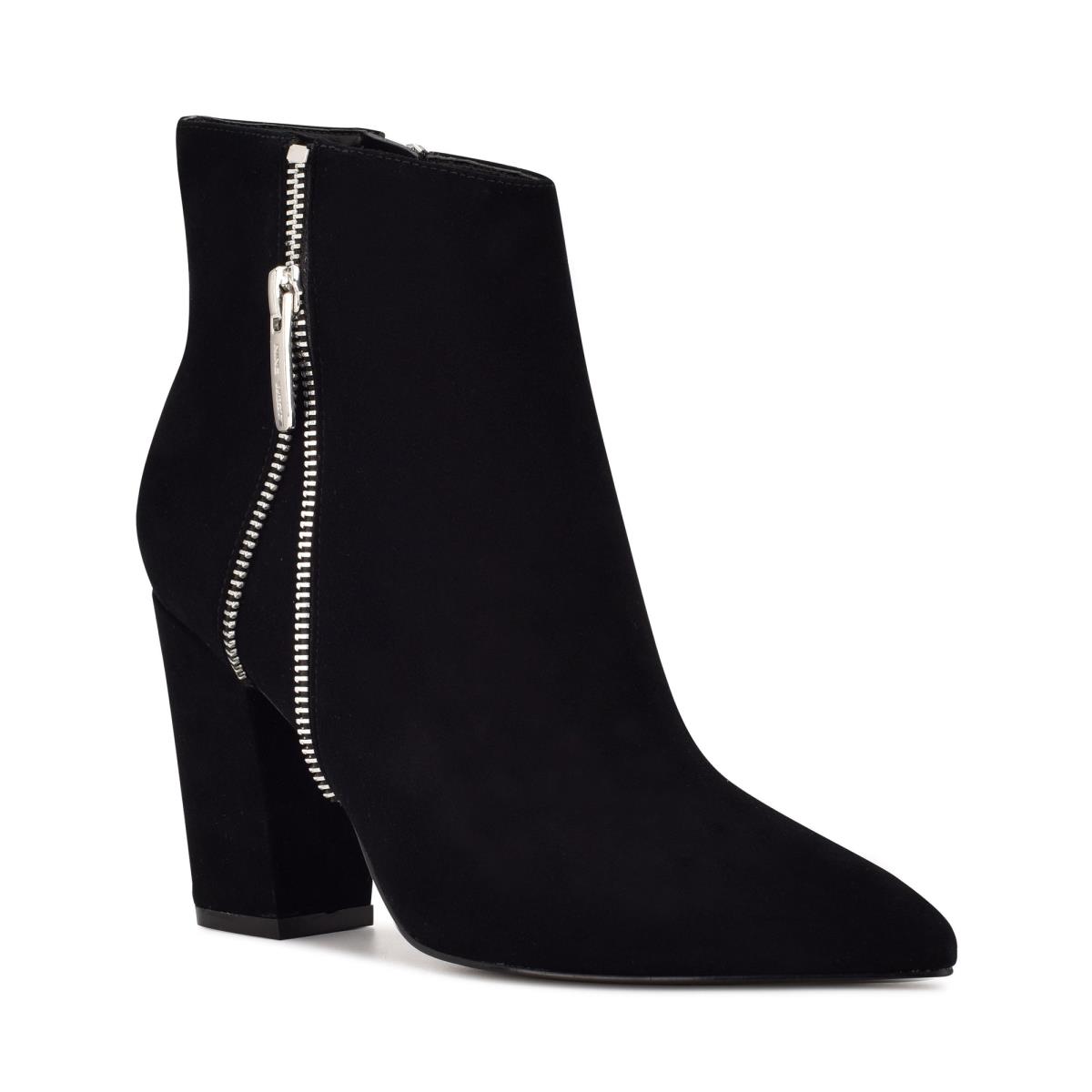 Nine West Glorya Heeled Negras | 8031MSGXZ