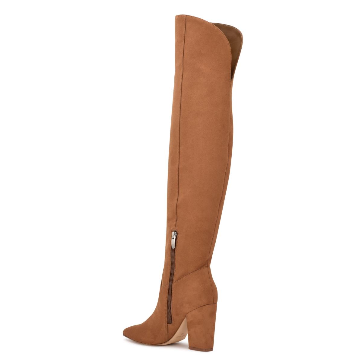 Nine West Goforit Over The Knee Marrones | 5914UIJVE