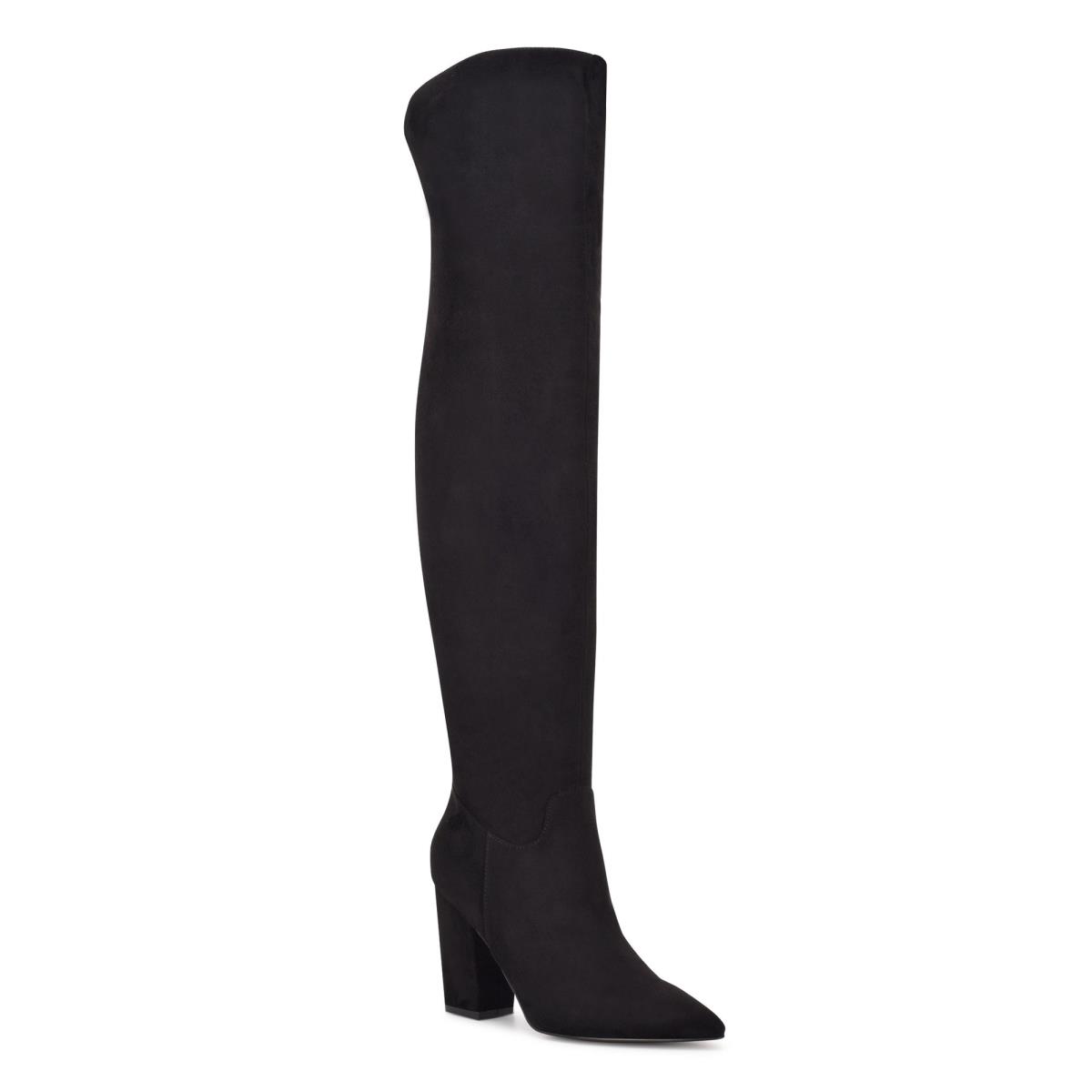 Nine West Goforit Over The Knee Negras | 3482NSJFD