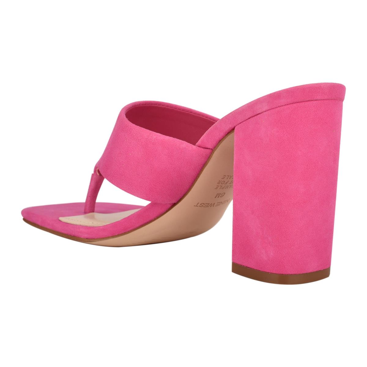 Nine West Gogo Block Heel Rosas | 7245ILWQN