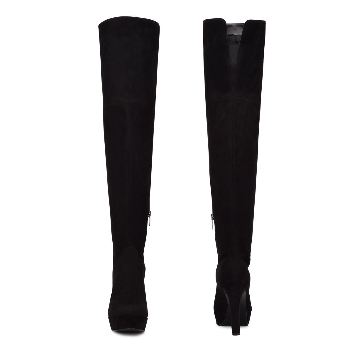 Nine West Gotcha Wide Calf Over the Knee Negras | 2475LBKXY