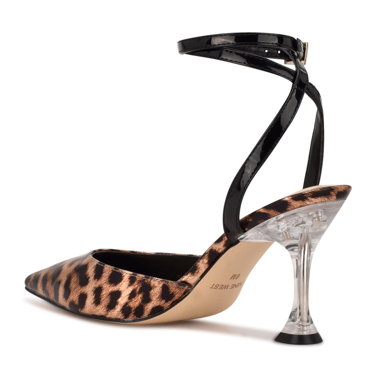 Nine West Harlowe Ankle Strap Leopardo | 6402OSZVJ