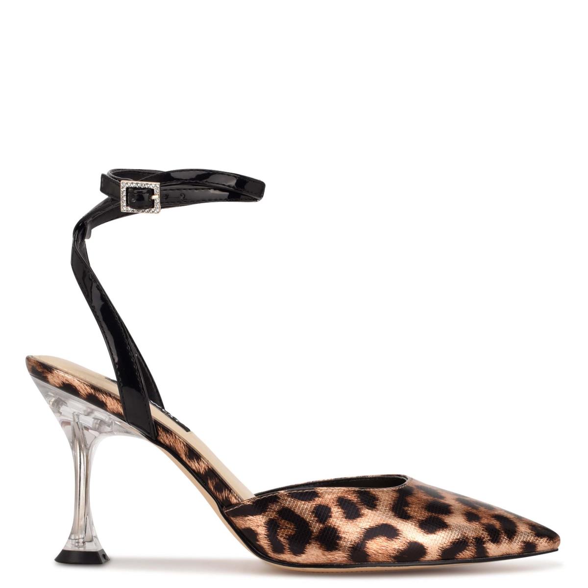 Nine West Harlowe Ankle Strap Leopardo | 6402OSZVJ