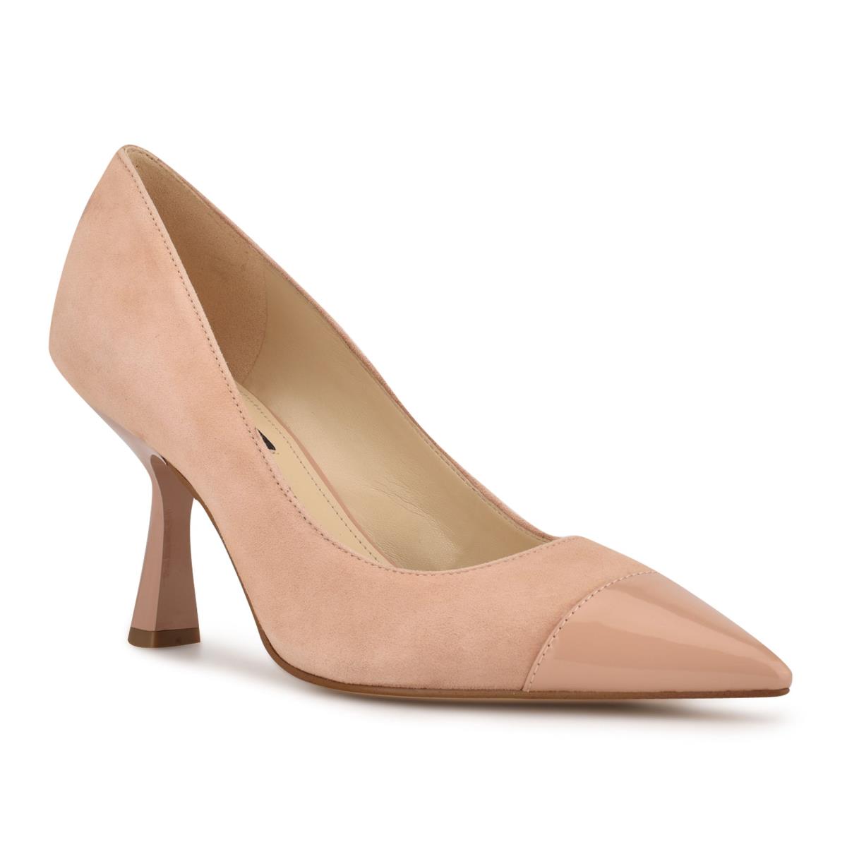 Nine West Hippa Pointy Toe Beige | 3617NJRCH