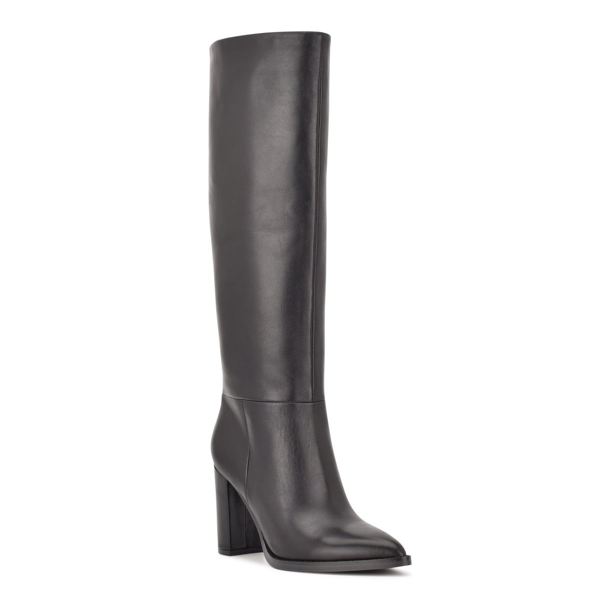 Nine West Hiya Wide Calf Negras | 1540ESTZQ