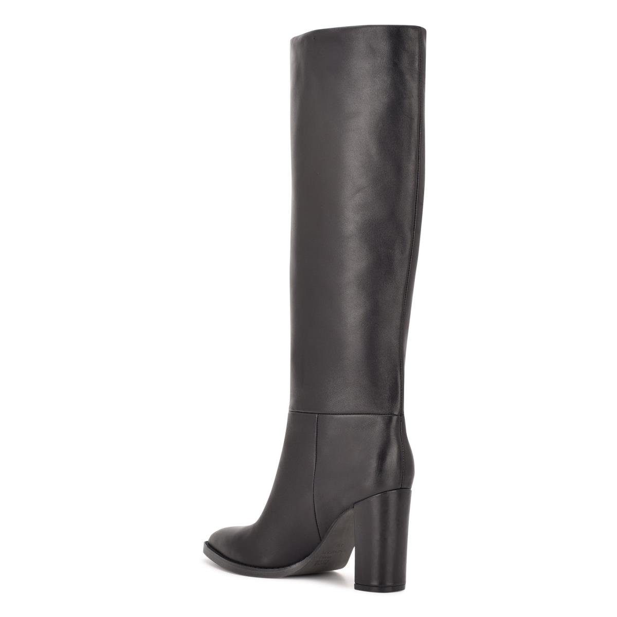 Nine West Hiya Wide Calf Negras | 1540ESTZQ