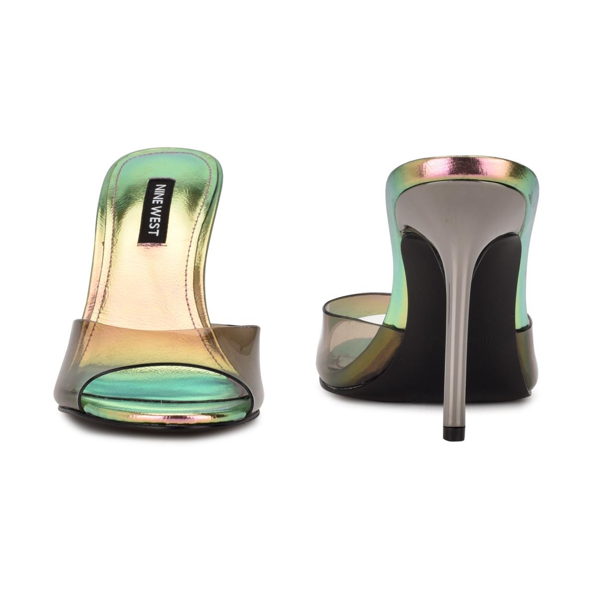 Nine West Ido Heeled Verde Oliva | 2348SHFIE