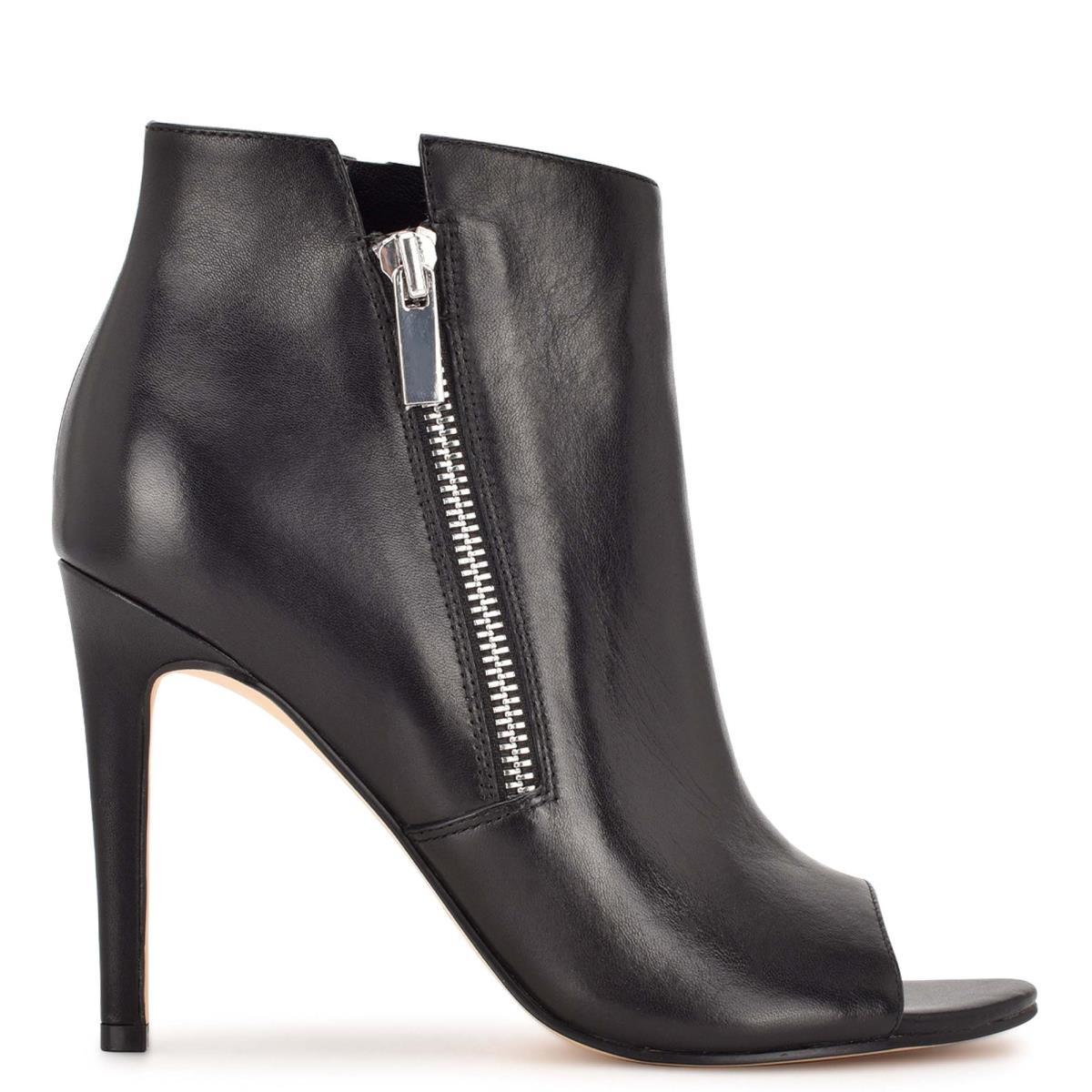 Nine West Izip Peep toe Negras | 0928TFSDV