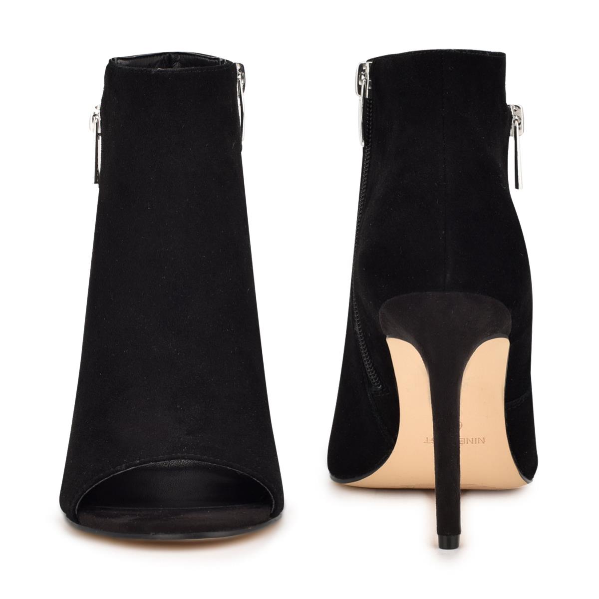 Nine West Izip Peep toe Negras | 2318GMNVH