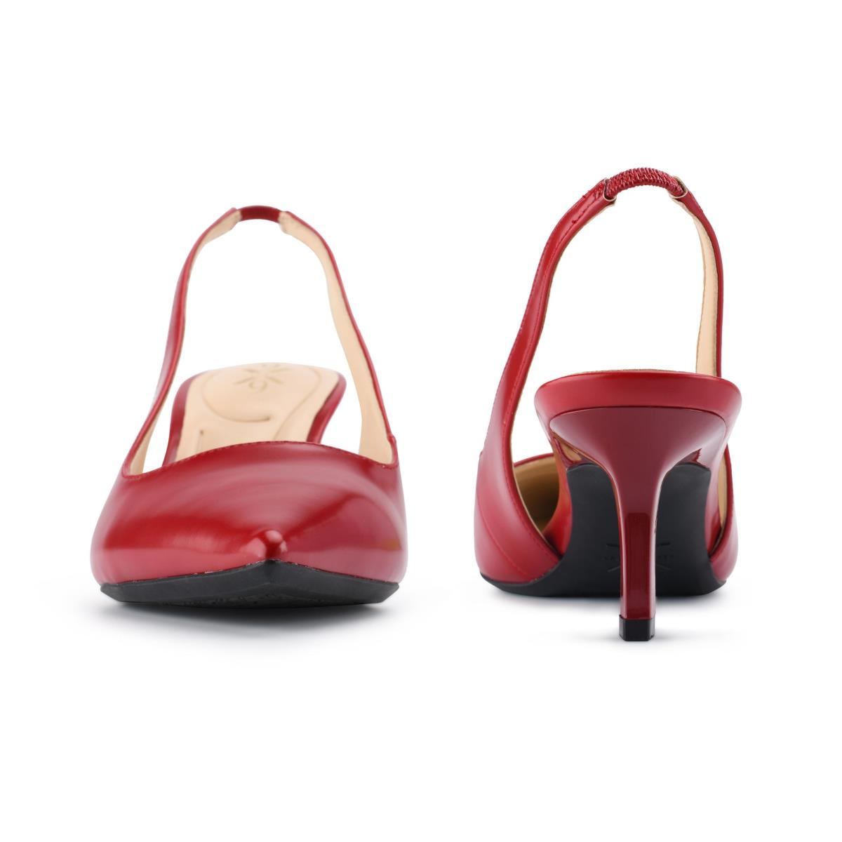 Nine West Kately 9x9 Slingback Rojas | 1569UVEXD