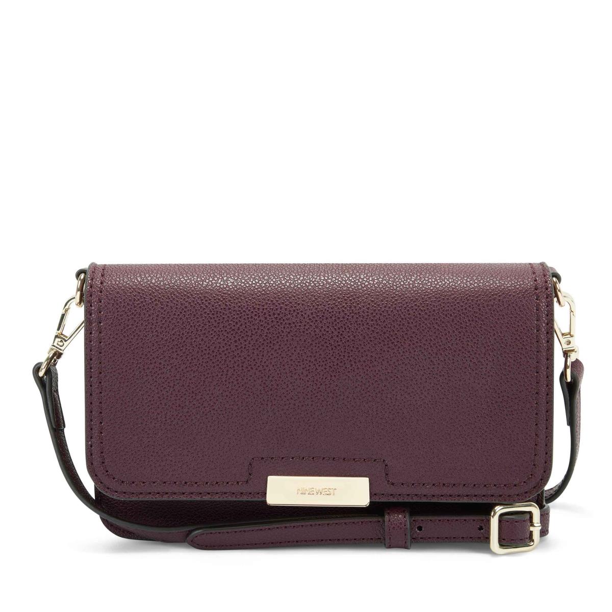 Nine West Lawson Wallet On A String Burdeos | 7238QHZGJ