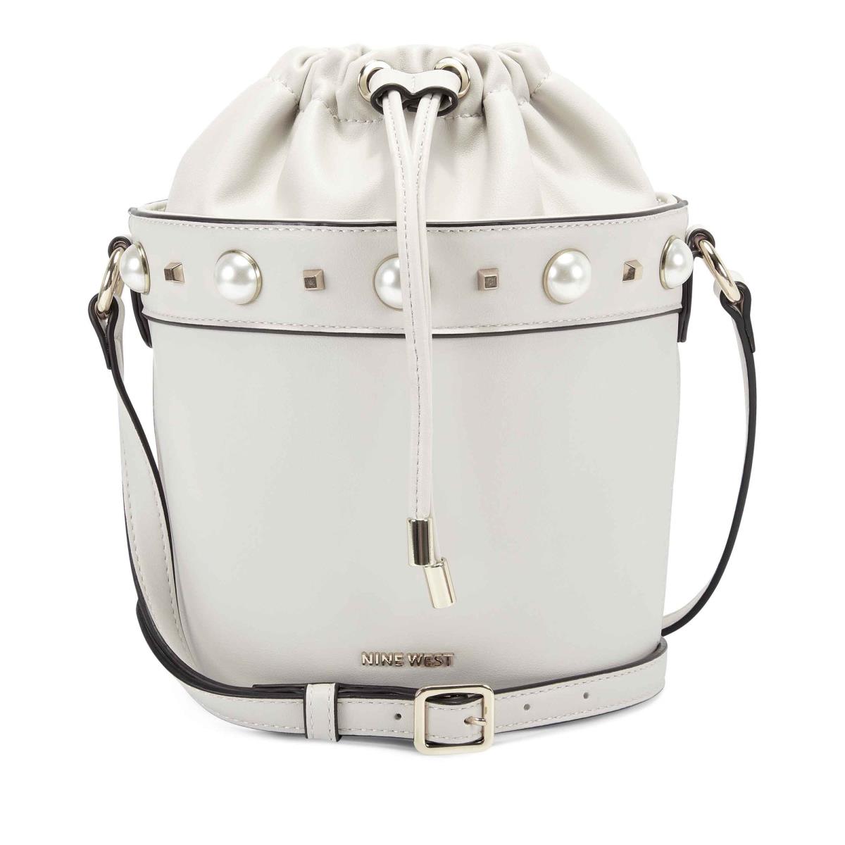 Nine West Laylin Drawstring Bucket Blancas | 9587YLIZO