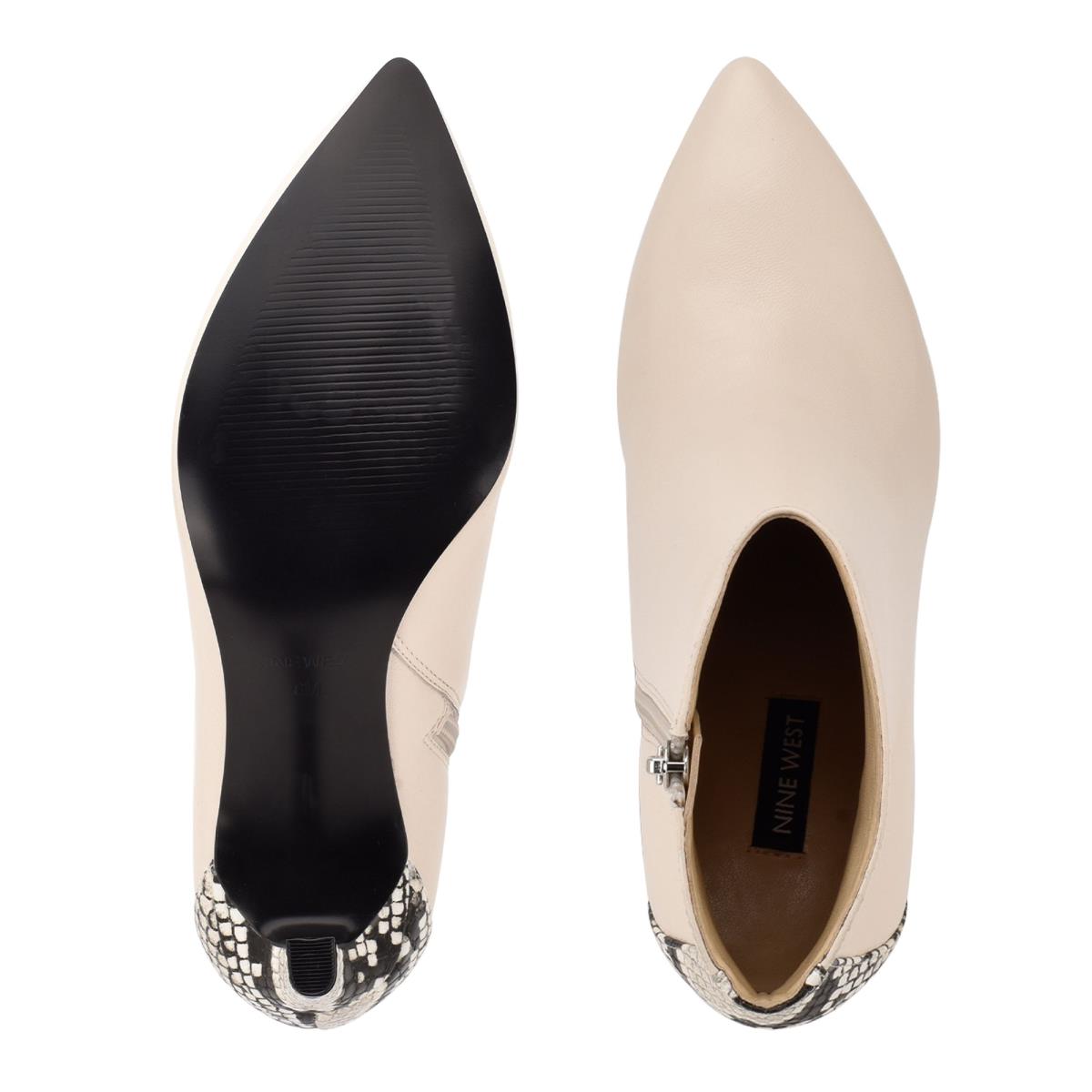 Nine West Mikale Pointy Toe Creme | 4623CEFXO